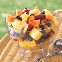 Fruit Salad with Lemon-Honey Dressing