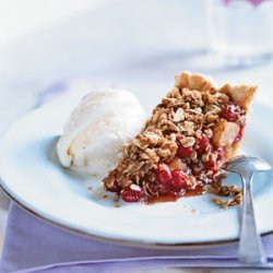 Pear-Cranberry Pie with Oatmeal Streusel