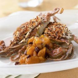 Coconut-Crusted Soft-Shell Crab with Mango Chutney