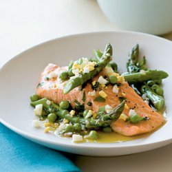 Salmon with Spring Vegetables