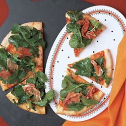 Pizza with Arugula and Prosciutto