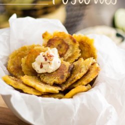 Fried Green Plantains