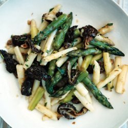 Asparagus with Morels and Tarragon