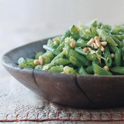 Green Beans with Lemon and Pine Nuts