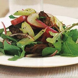 Smoked Oyster and Potato Salad with Arugula