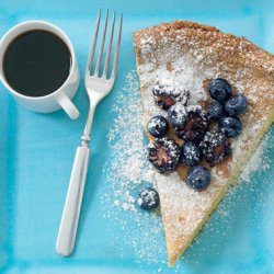 Lemon-Nut Torte with Summer Berries