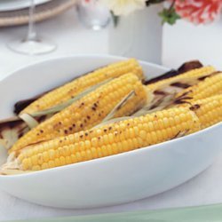 Grilled Corn on the Cob with a Trio of Flavored Butters