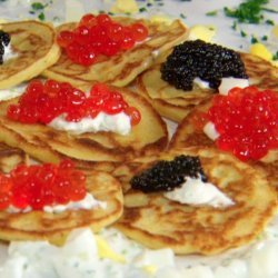 Corn Cakes and Caviar