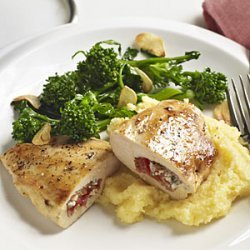 Pork and Gorgonzola-Stuffed Chicken Breasts