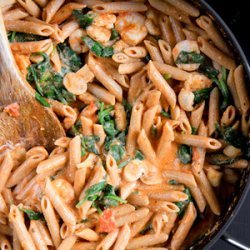 Penne Rosa with Shrimp