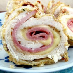 Chicken Cordon Bleu Roll-Ups