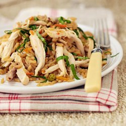 Asian Chicken and Fried Rice