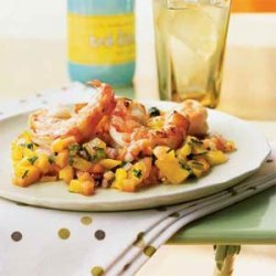 Shrimp Cocktail with Tropical Fruit Salsa