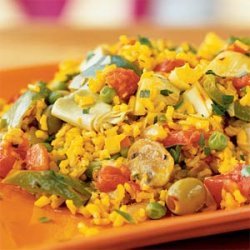 Quick Vegetarian Paella