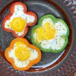 Bell Pepper Egg Flowers