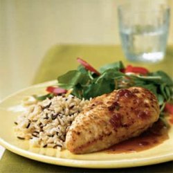 Chicken with Cranberry-Port Sauce