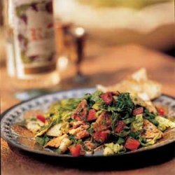 Fattoosh Mixed Herb and Toasted Pita Salad