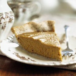 Pumpkin Pie with Pecan Pastry Crust