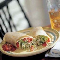 Chile-Cheese Rice Burritos