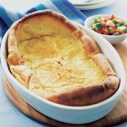 Chile Dutch Baby with Avocado Salsa