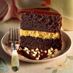 Chocolate-Peanut Butter Mousse Cake