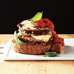 Open-Faced Eggplant Sandwiches