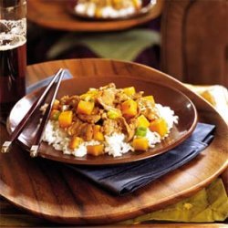 Pork and Squash Stir-Fry