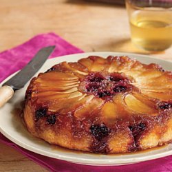 Blackberry-Apple Upside-Down Cake