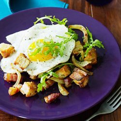 Roasted Fennel, Egg, and Pancetta Panzanella