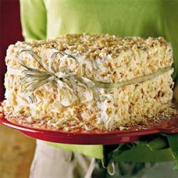 White Chocolate-Almond Cake