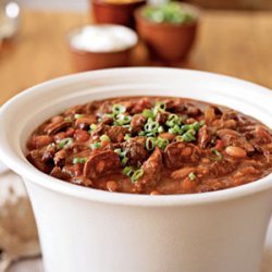 Beef, Black Bean, and Chorizo Chili