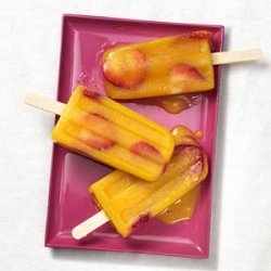 Strawberry-Mango Ice Pops