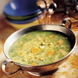 Garbanzo and Watercress Soup