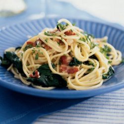 Pasta Carbonara Florentine