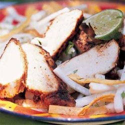 Jicama Salad with Chili-Spiced Chicken