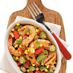 Shrimp Succotash