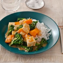 Gingery Butternut Squash and Tofu Curry