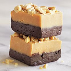 Peanut Butter and Dark Chocolate Fudge