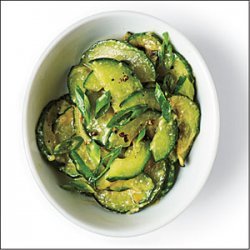 Sauteed Miso Cucumber Salad