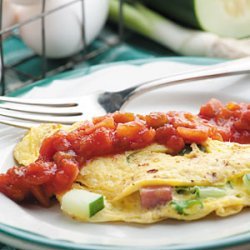 Ham & Feta Cheese Omelet