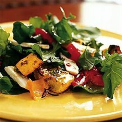 Roasted Pepper, Squash, and Feta Salad