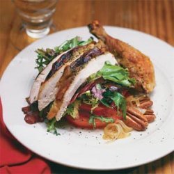 Tom's Roasted Chicken With Wilted Salad Greens