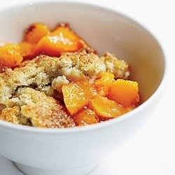 Peach-Lavender Cobbler