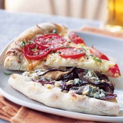 Shiitake Mushroom and Gorgonzola Pizza