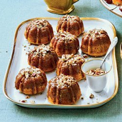 Rum-Glazed Sweet Potato Cakes