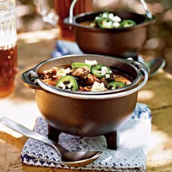 Venison, Sausage, and Black Bean Chili