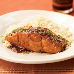 Bourbon-Glazed Salmon