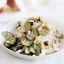 Pasta with Zucchini and Goat Cheese