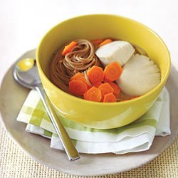 Scallop and Soba Soup