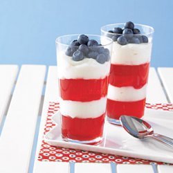 Red, White and Blue Parfaits